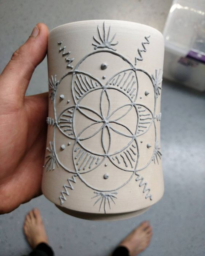 Practicing Consistency and Testing Out Underglaze Designs